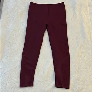 Fabletics Women Deep Red Leggings